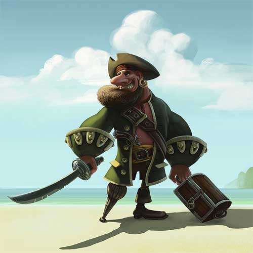 Brave pirate - Liliel Artwork de pirates dans le monde des jeux vidos & jeux de socit