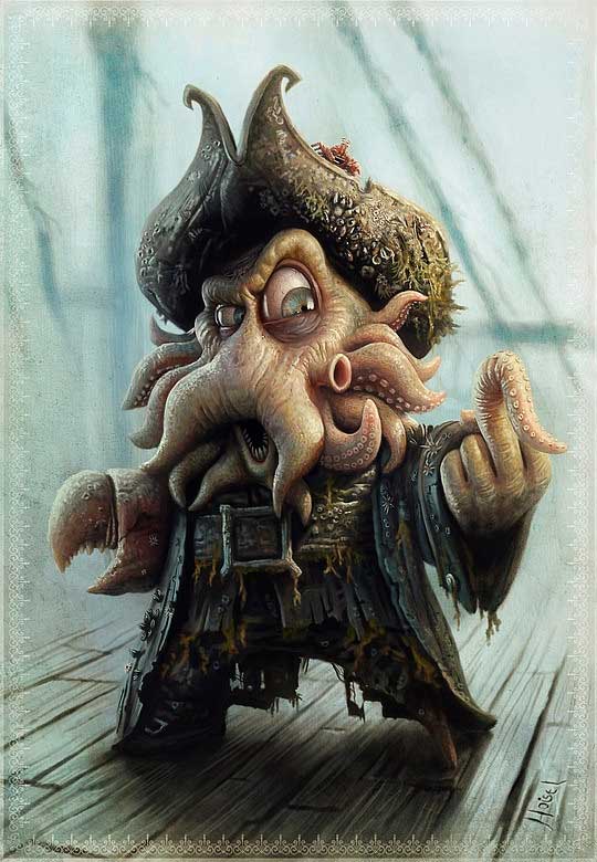 Cartoonish - Tiago Hoisel Artwork de pirates dans le monde des jeux vidos & jeux de socit
