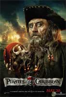 Nouvelle affiche avec Barbe-Noire (Ian McShane) - Pirates des Carabes : la fontaine de jouvence