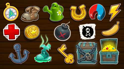 Pirate's stuff, Trampiton Les accessoires de pirates et corsaires pour le mobile