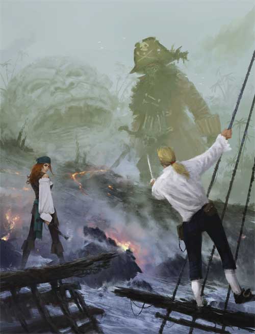 Monkey Island - Jakub Rozalski Artwork de pirates dans le monde des jeux vidos & jeux de socit