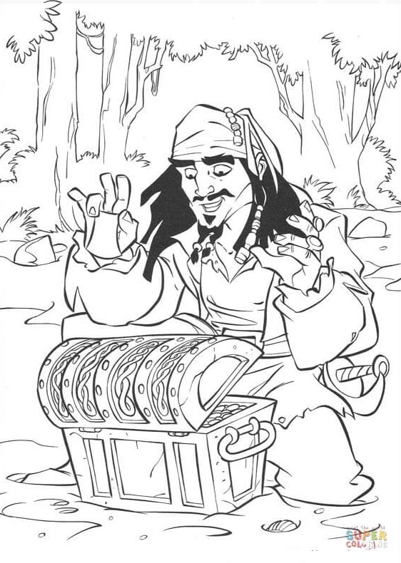 Coloriage Pavillons pirates et corsaires - Coloriages Gratuits à