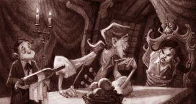 Concept art par Steve Purcell Monkey Island