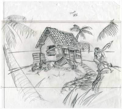 Le cottage de Rum Roger Monkey Island