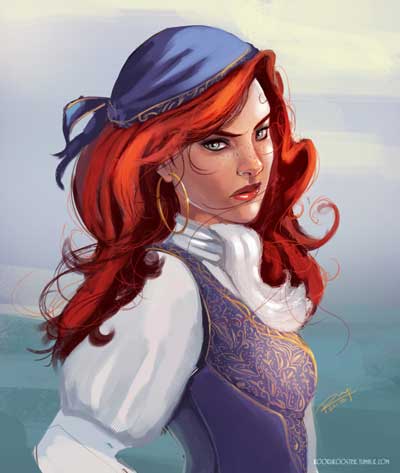 Elaine par Roorurooster Monkey Island