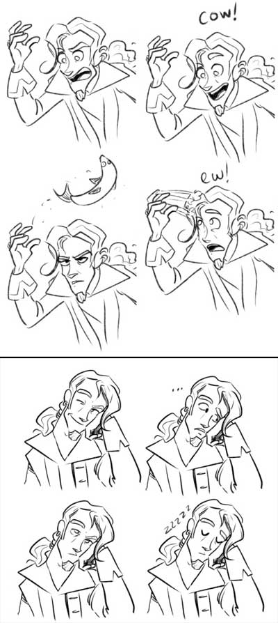 Expressions de Guybrush Threepwood par Askcocky Monkey Island