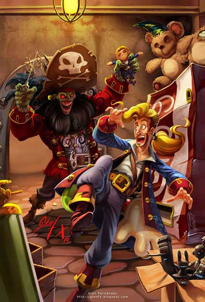 Fan Art par Glen Fernandez Monkey Island