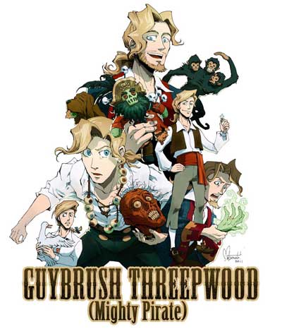 Guybrush Threepwood the mighty pirate par Spacecoyote Monkey Island