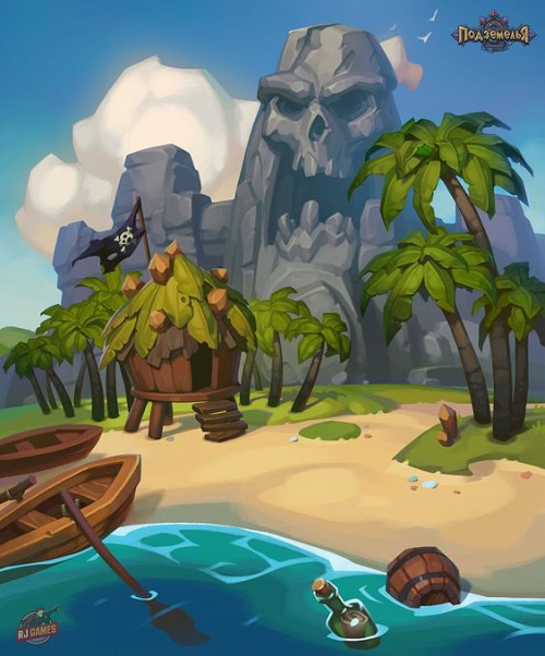 Pearl islands - Les maisons & les de pirates