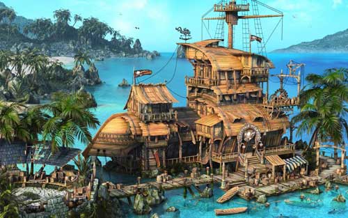 Taverne de pirates Les maisons & îles de pirates