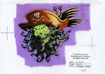 La tte zombie de LeChuck Monkey Island