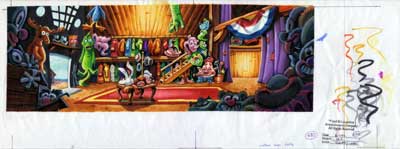 Le magasin de costumes sur l'le Booty Monkey Island