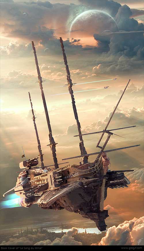 Le Sang du Mirial - Gregory Fromenteau - Steampunk pirates