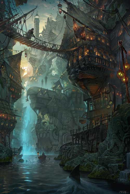 Murder Bridge/Butcher's Bridge - Patrick Faulwetter - Steampunk pirates