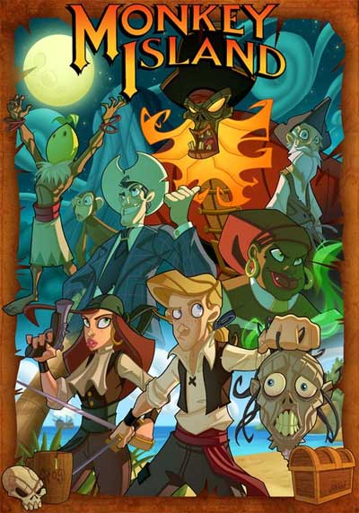 The Secret of Monkey Island poster by Javas (Javier Burgos) Monkey Island
