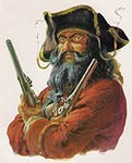 Edward Teach, Blackbeard, Barbe-Noire