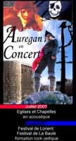 Auregan en concert