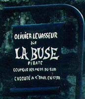 La tombe de La Buse