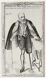 Jambe de bois du Gouverneur de Calais, seigneur de Gourdan