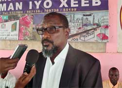 Mohamed Abdi Hassan, surnommé Afweyne ('Grande gueule' en somali)
