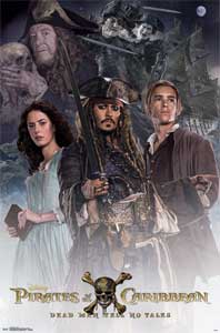 Affiche 3 Pirates des Caraïbes 5