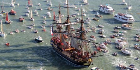 La frgate l'Hermione