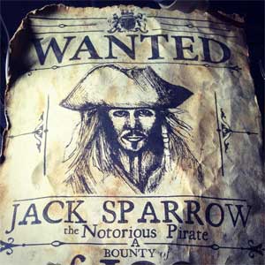 Wanted Jack Sparrow - Pirates des Caraïbes 5