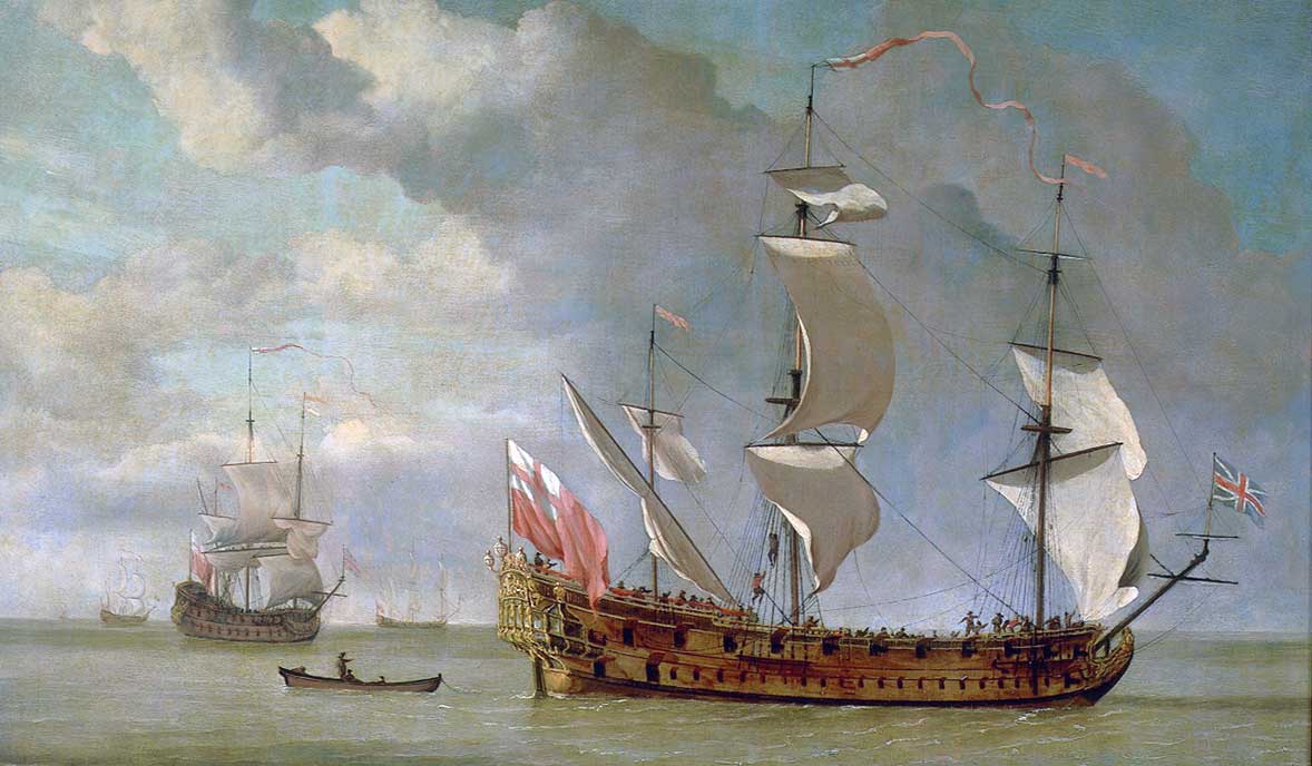 Frégate Charles II rebaptisée Le Fancy par le pirate Henry Every