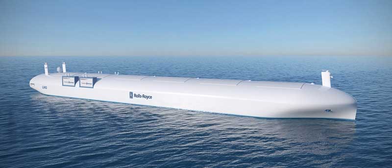 Les navires autonomes Rolls-Royce Marine