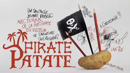 Spectacle multimédia Pirate Patate à Quimper - 20 février 2022