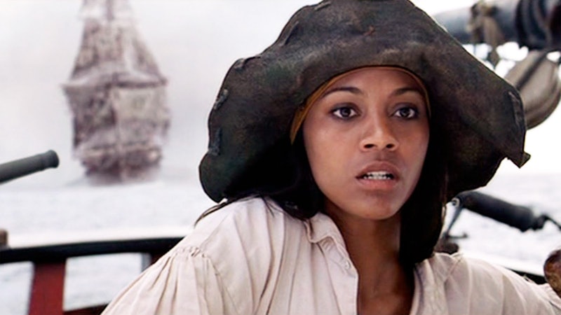 Zoé Saldana, Anamaria dans Pirates des Caraïbes : La Malédiction du Black Pearl