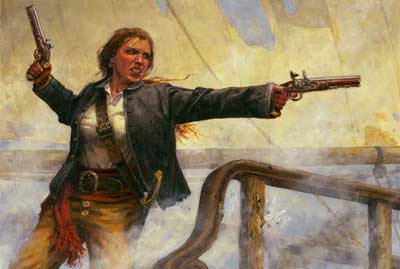 Anne Bonny  l'abordage