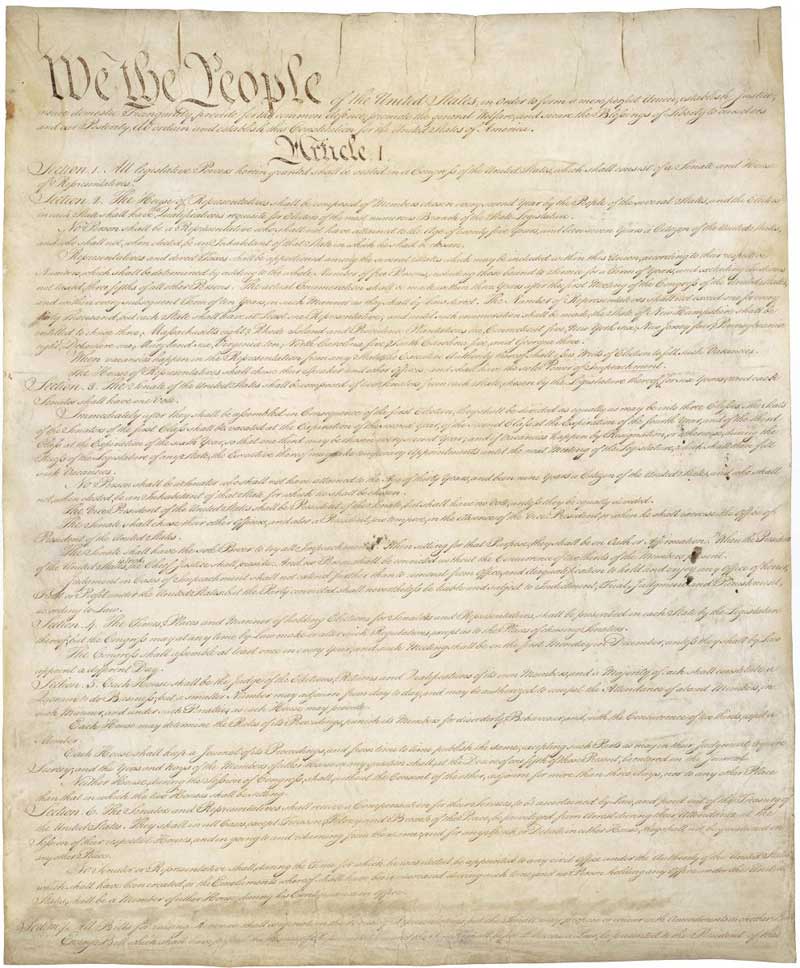 La constitution américaine
