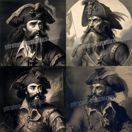 Le moteur d'IA ChatGPT gnre une gravure du pirate Barbe-Noire