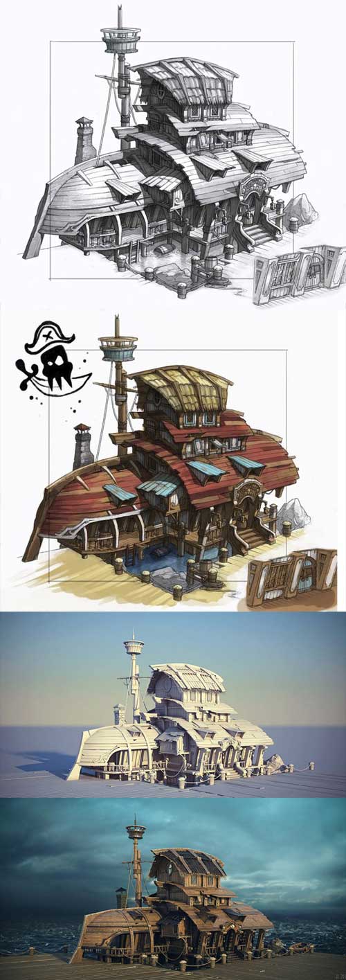 Pirate's Nest, Joo Jacinto Les maisons & les de pirates